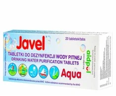 jaico Javel Aqua vandens dezinfekavimo tabletės, 20 vnt.