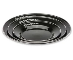 Emaliuotos lėkštutės 2 vnt. 26 cm Petromax Juodos