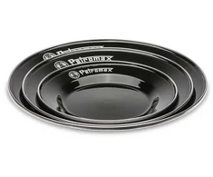 Emaliuotos lėkštutės 2 vnt. 18 cm Petromax Juodos