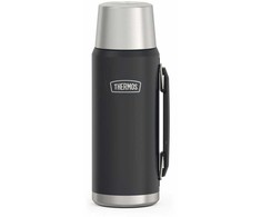 Thermos Termosas Termos Icon gėrimų butelis 1,2 l, granito spalvos