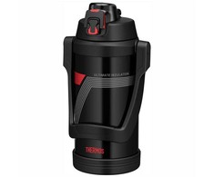 Thermos Termosas 2l nerūdijančio plieno, juodas, ilgas karščio išlaikymas