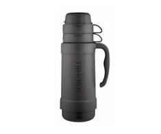 Thermos Stiklinis termosas su dviem puodeliais, 1 litras, juodas 194530 TERMOSAS