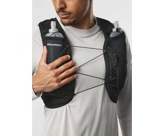 Salomon bėgimo liemenė Active Skin 4 unisex 4 l talpos ir gertuvėmis, žalia, M dydis