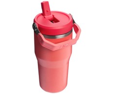 Stanley termosinis puodelis The Iceflow Flip Straw, 600 ml, oranžinis
