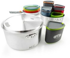 GSI Outdoors Stainless Camper indų rinkinys (68181)