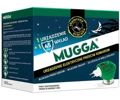 Mugga elektrofumigatorius su skysčiu nuo uodų ir musių