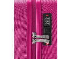 Kelioninis PUCCINI BALI didelis lagaminas ABS021A 3A Rožinis