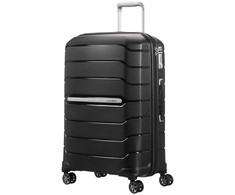 Kelioninis Samsonite vidutinio dydžio išplečiama lagaminas Flux Spinner M 68 cm 75/85 l juodas