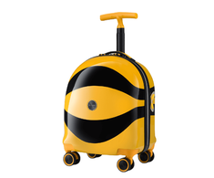 Kelioninis Vaikiškas lagaminas ant ratų Kelionės PUCCINI Bee ABS026C
