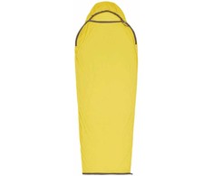 Sea To Summit Reactor Sleeping Bag Liner - Mummy W / Drawcord - kompaktiškas - geltonas