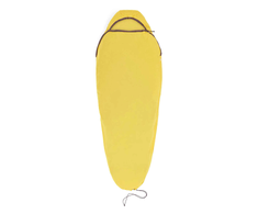 Sea To Summit Reactor Sleeping Bag Liner - Mummy W / Drawcord - kompaktiškas - geltonas