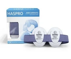 Haspro apsauginės ausinės kūdikiams mėlynos BE05B