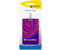 Blue Mėlyna TRAVEL Mėlynas IDENTYFIKATOR BAGAŻOWY FALE