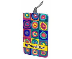 Blue Mėlyna TRAVEL Mėlynas IDENTYFIKATOR BAGAŻOWY KOŁA