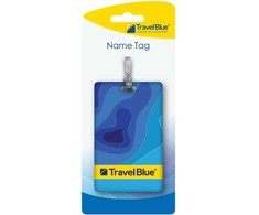 Blue Mėlyna TRAVEL Mėlynas IDENTYFIKATOR BAGAŻOWY MAPY