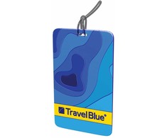 Blue Mėlyna TRAVEL Mėlynas IDENTYFIKATOR BAGAŻOWY MAPY