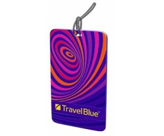 Blue Mėlyna TRAVEL Mėlynas IDENTYFIKATOR BAGAŻOWY FALE