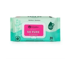 Petite&amp;Mars So Pure - bambukinės drėgnos servetėlės | 56 vnt