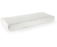 Tencel čiužinio užvalkalas, 80x200x18 cm, baltas, kvėpuojantis ir sugeriantis drėgmę, su užtrauktuku ir rankenomis, viengulei lovai, higieniška apsauga