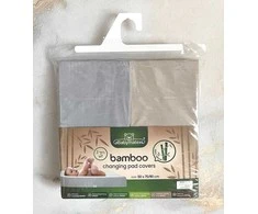 Multitex Dėklas na przewijak 50x70/80 Bamboo smėlio spalva pilka 2 pak bawełniany su gumką