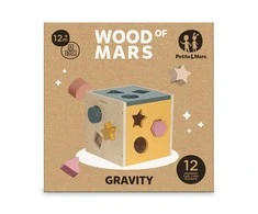 Petite&amp;Mars Gravity Wood of Mars - medinis žaislas, rūšiuotojas