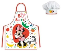 "Disney" Minnie vaikiška prijuostė 2 dalių rinkinys