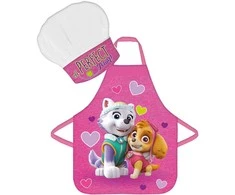 Paw Patrol virtuvės prijuostės ir skrybėlės rinkinys