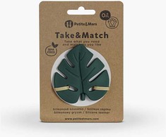 Petite&amp;Mars Take&amp;Match - maistinis silikoninis dantukas | Misty Žalias