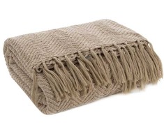 Eurofirany ANTKLĖ/MILO/BEIGE 130X170 BEIGE Antklodė