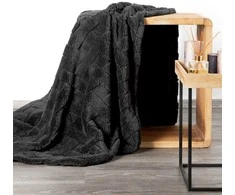 Eurofirany Antklodė lovatiesė 170x210 Caro plieno su mikropluošto D91