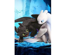 Koc polarowy 100x150 Dragon How to train your dragon 7790 pled dziecięcy smoki