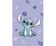 Koc su mikrofibry 100x150 Lilo and Stitch violetinė JF24