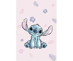 Koc su mkrofibry 100x150 Lilo i Stitch rožinė JF24