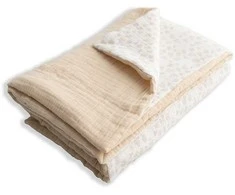 Multitex Antklodė 75x100 Muslin Design mažas mentelės kamuoliukas rožėmis klotas BabyMatex