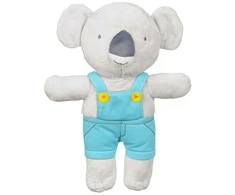 Baby Matex Kūdikio pledas 75x100 David 01 Meškiukas koala šviesiai žalias pliušinis žaislas talismanas BabyMatex