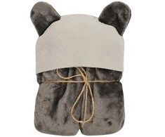Baby Matex MATEX Koala antklodė MUSLIN su gobtuvu 95x95 cm [TB0444_03]