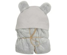 Multitex MATEX Koala antklodė MUSLIN su gobtuvu 95x95 cm [TB0444_04]