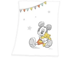 Disney Kocyk polarowy 75x150 Myszka Miki 9983 Mickey Mouse pled dziecięcy