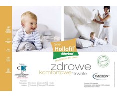 Hipoalerginė antklodė, 160x200 cm, su Allerban apsauga nuo dulkių erkučių, bakterijų ir grybelių, baltas medvilninis užvalkalas, 1.28 kg svoris, minkšta patalynė