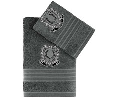 Rankšluostis Medvilninių rankšluosčių rinkinys dekoratyvinėje dėžutėje, 2 vnt., 50x90 cm ir 70x140 cm, 450 g/m², hipoalerginis, dovanų rinkinys voniai