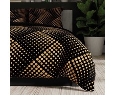 Satininės patalynės komplektas 160x200 cm, prabangi medvilninė patalynė, minkšta ir švelni patalynė, 2 pagalvių užvalkalai, lengvai prižiūrima patalynė