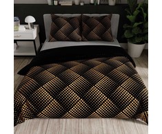 Satininės patalynės komplektas 160x200 cm, prabangi medvilninė patalynė, minkšta ir švelni patalynė, 2 pagalvių užvalkalai, lengvai prižiūrima patalynė