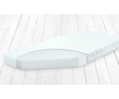 Baby Matex Lovytės čiužinys 140x70x8 Softi Plus ortopedinis kvėpuojantis porolonas 4883