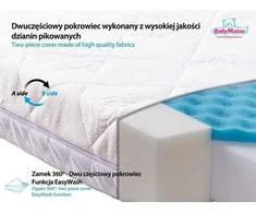 Baby Matex MATEX Ortopedinis čiužinys CARPATHIA 140x70x10 [TB0311]