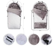 Baby Matex „Cocoon“ vežimėlio kilimėlis su grafito ratukais TDS100C-06