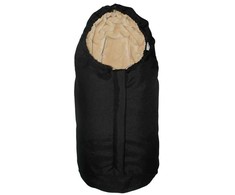 Baby Matex Vežimėlio kojų mova šaltam orui, vandeniui atsparus pliušinis kūdikio miegmaišis, atspindintys saugos elementai, 80 cm ilgis, Oeko-Tex sertifikatas, šiltas vokelis vežimėliui