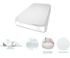 Baby Matex „Oxi Pad“ 40x90 spaudimą mažinantis įklotas, kvėpuojantis lopšio įklotas