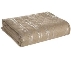 Eurofirany D91/N/BLINK/1 200X220 BEIGE+SIDABRAS Lovatiesė Lovatiesė