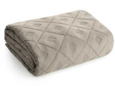 Eurofirany D91/N/ALARA6 220X240 DARK BEIGE Lovatiesė