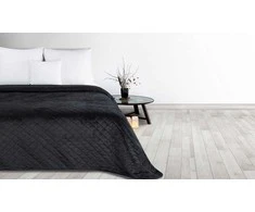 Eurofirany Lovatiesė NLO-03, 220x240 cm, juoda Lovatiesė